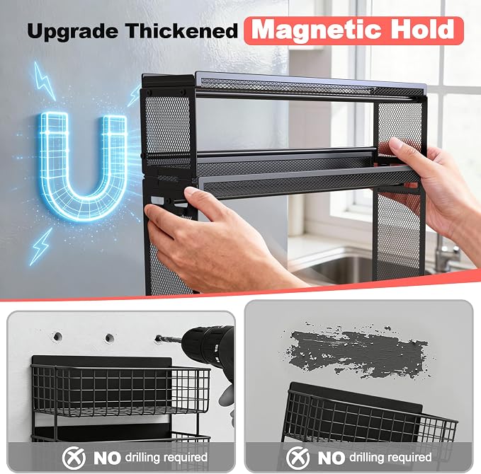 Docnest 3 Tier Magnetic Spice Rack - Image 4