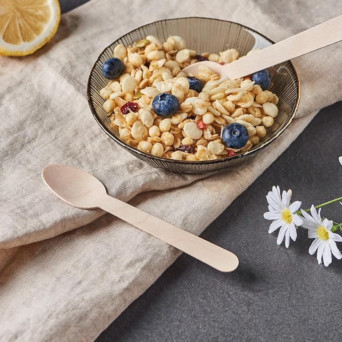 JALUXING 100% Compostable Wooden Cutlery Set - Image 5