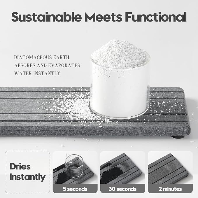 Razborci 2PCS Diatomite Quick Stone Drying Tray Mat - Image 6