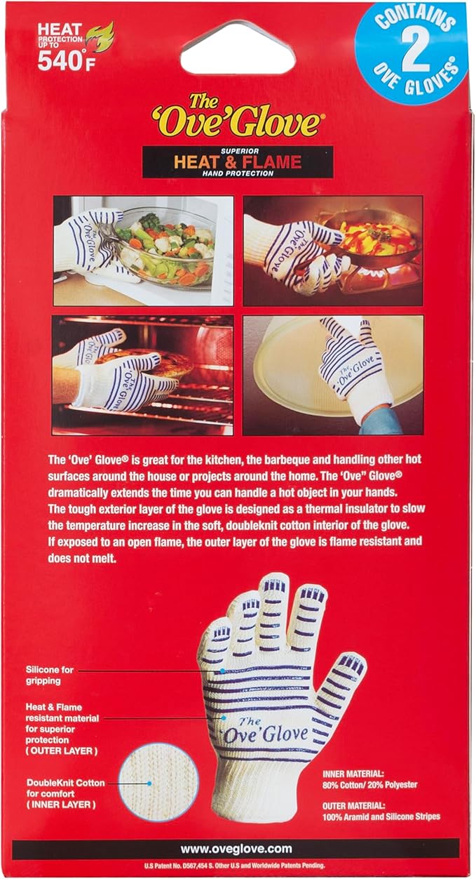 The Ove Glove - Superior Heat & Flame Hand Protection - Pack of 2 Oven Mitts - Image 2