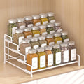 RUILALIFE 4-Tier-Spice-Rack-Organizer-for-Cabinet, Adjustable Depth Spice by RUILALIFE