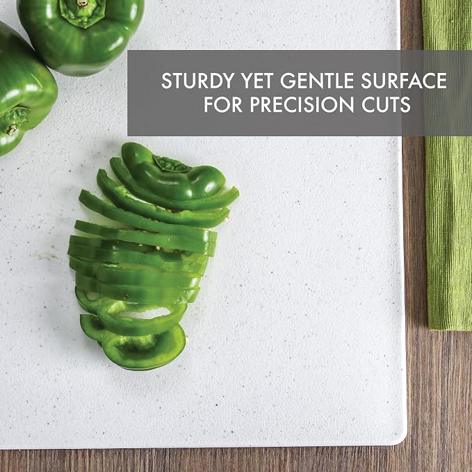 Dexas Superboard Reversible Pastry Board, 14 x 17 Inches, Granite Color - Image 2
