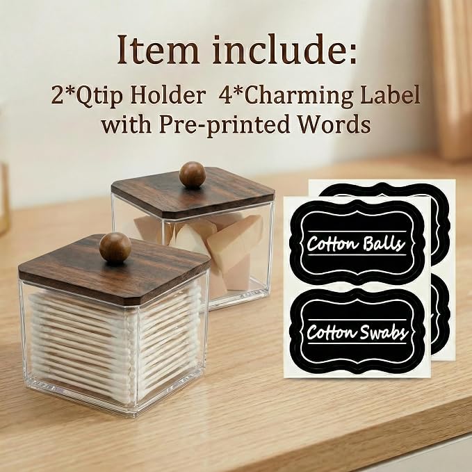 SheeChung Qtip Holder for Bathroom - Image 2