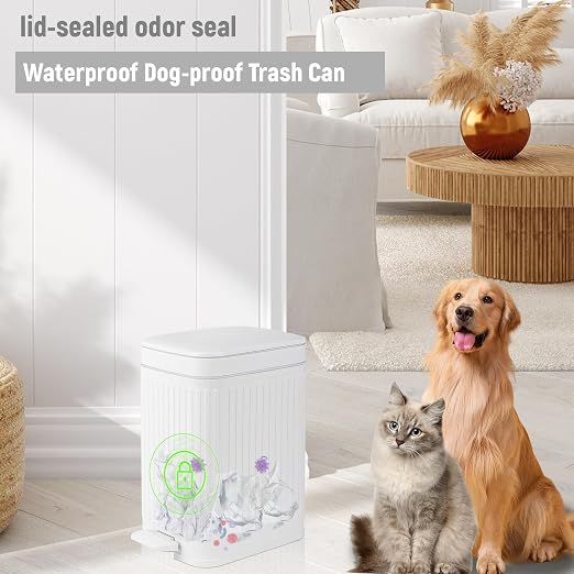 rejomiik Small Bathroom Trash Can - Image 6