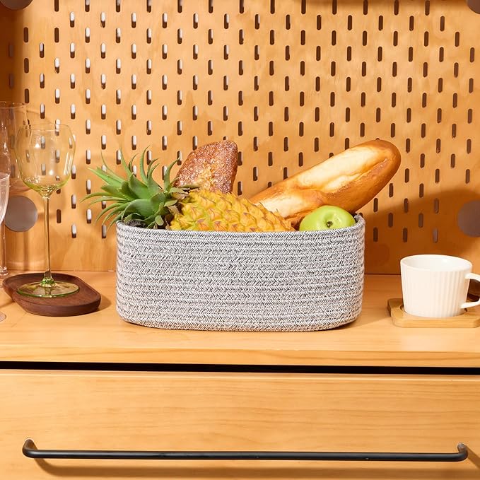 MiniArk Small Storage Baskets for Organizing | Closet Organizer Bins | Shelf - Image 5