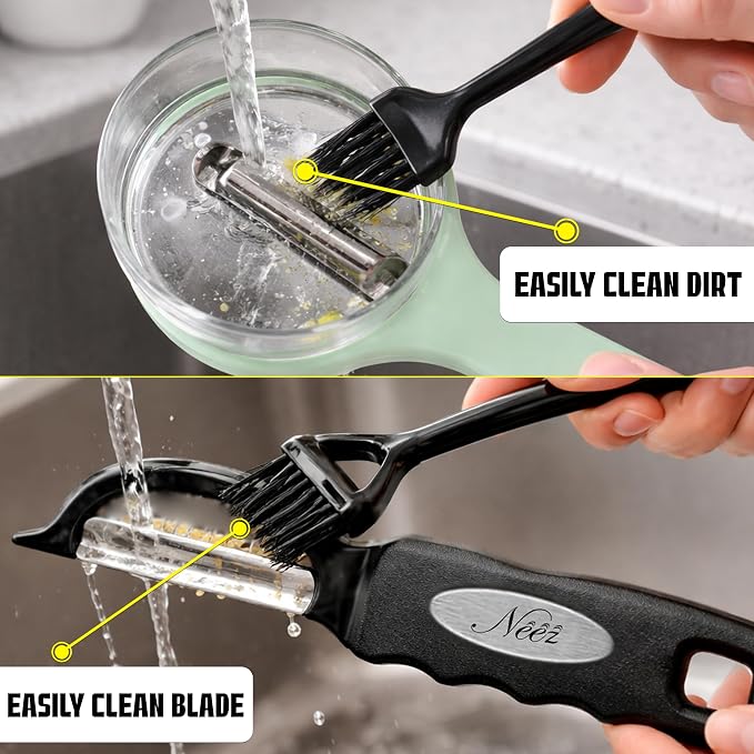 3-Pack Swivel Vegetable Peeler + Fruit Peeler - Image 8