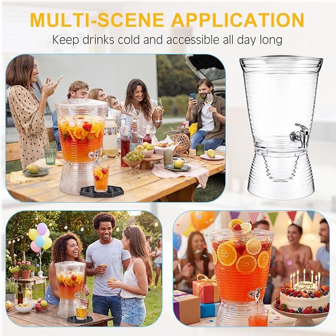 Nuenen 2 Sets of 2.6 Gallon Beverage Dispensers - Image 6