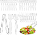 Mwellewm 24Pcs Plastic Serving Utensils Disposable Serving Spoons by Mwellewm