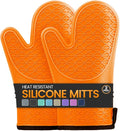 Silicone Oven Mitts, Heat Resistant 2PCS Oven Mitts by Unknown