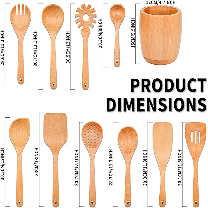 11 PCS WOSPONFAN Kitchen Utensils Set - Image 3