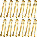 Gejoy 12 Pieces Mini Tongs Stainless Steel Small Sugar Serving Tongs by Unknown