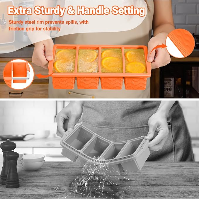 Doasuwish Silicone Freezer Tray - Image 4