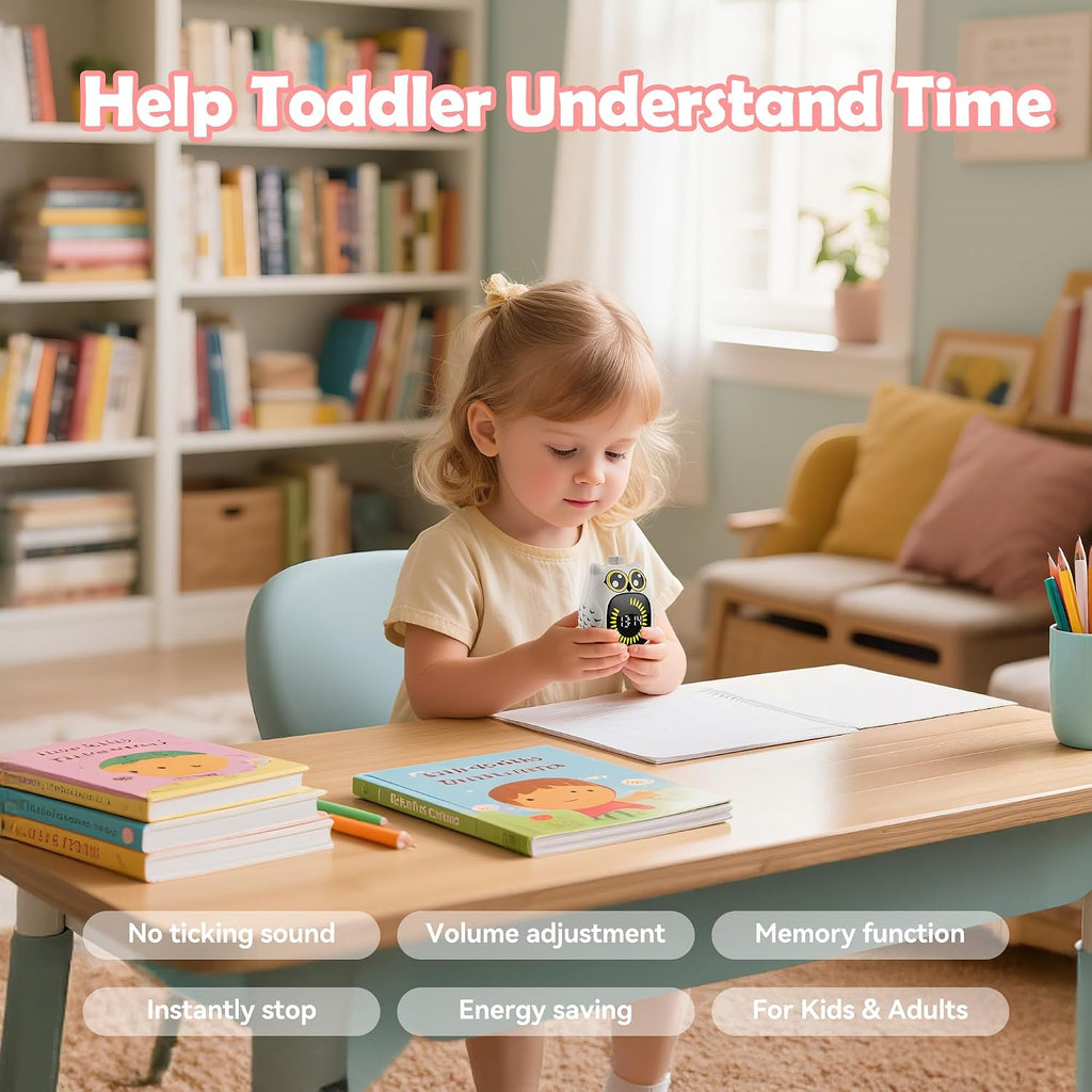 Visual Timer for Kids, Silent Countdown Potty Timer for Toddler