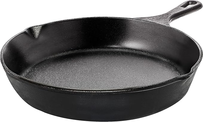 Utopia Kitchen Cast Iron Frying Pan 8 Inch, Cast Iron Chefs Pan, Pre Seasoned by UTOPIAKITCHEN