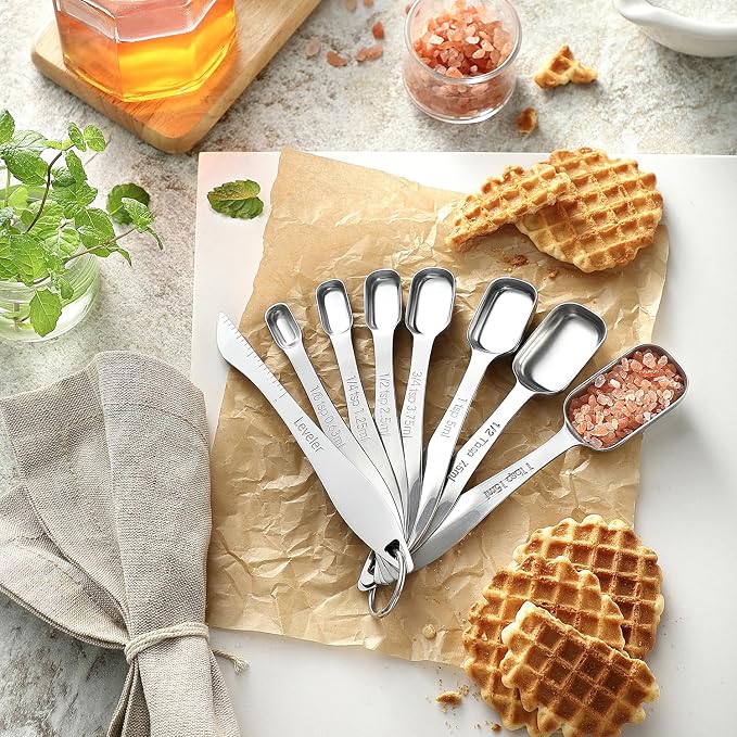 Spring Chef Stainless Steel Measuring Spoons Set of 13 - Image 3