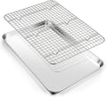 16 Inch Baking Sheet Pan with Cooling Rack Set, Joyfair Stainless Steel Toaster by Joyfair