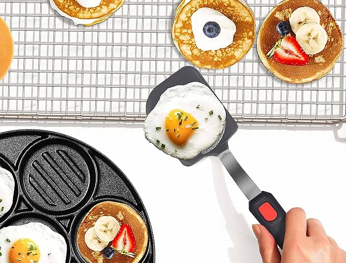 Mixed 5 Piece Silicone Spatula Set, 600F Heat-Resistant No-Melt Rubber Spatula - Image 2