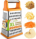 Spring Chef Handheld Stainless Steel XL Parmesan Cheese Grater by SpringChef