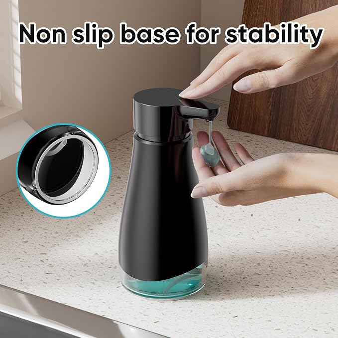 Oasis Creations 500 mL /17fl.oz Stainless Steel Liquid Soap Dispenser - Image 4