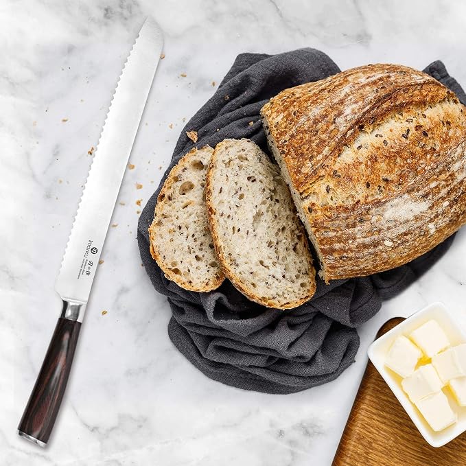 imarku Bread Knife, German High Carbon Stainless Steel Professional Grade Bread - Image 5