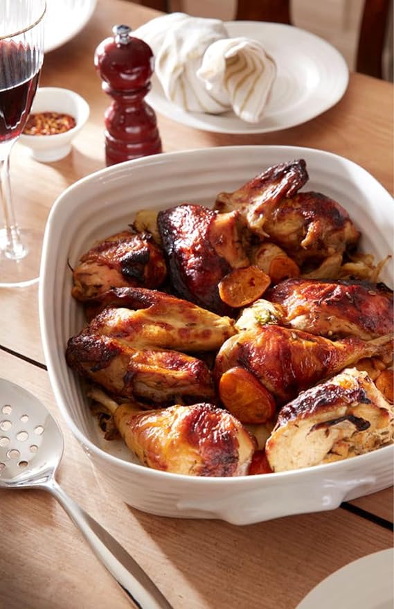 Portmeirion Sophie Conran Handled Roasting Dish, Freezer Safe Pan - Image 7
