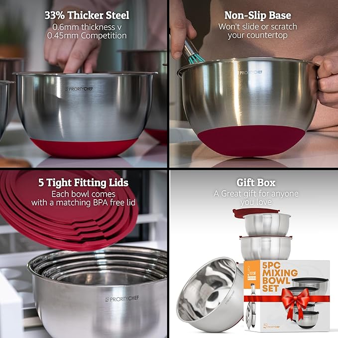 Priority Chef Premium Mixing Bowls - Image 2
