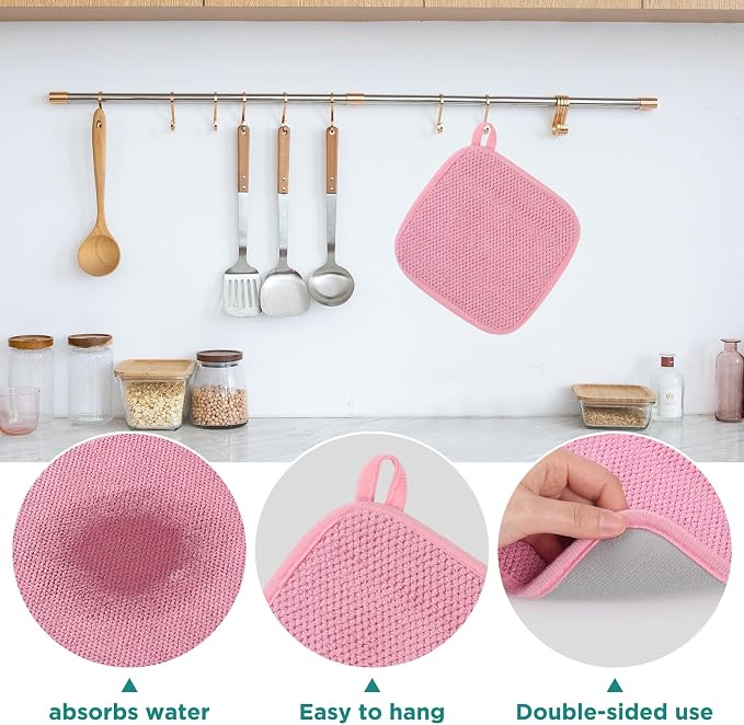 GeeRic Microfiber Dish Drying Mat, Super Absorbent Kitchen Dish Drying Pad - Image 4