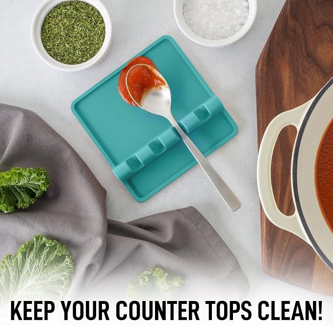 Zulay Kitchen Silicone Utensil Rest - Image 2