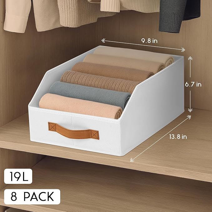 Homsorout Fabric Storage Bins for Organizing - Image 2