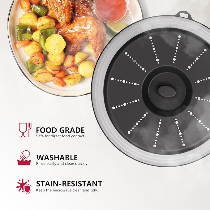 WVM Microwave Splatter Cover Vented - Image 3