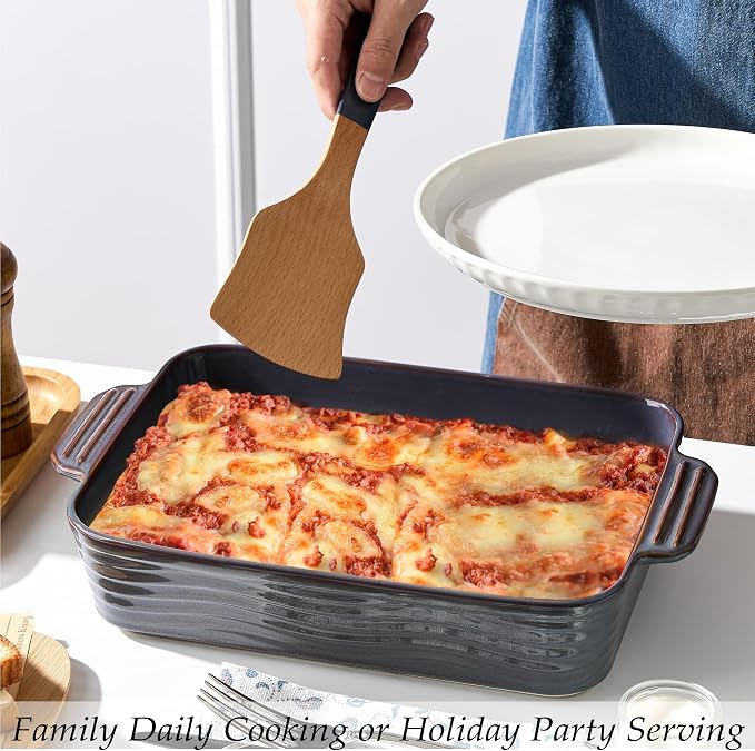 Ceramic Baking Dish Set of 3, Casserole Dishes - Image 3