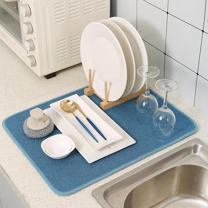 2 Pack Microfiber Dish Drying Mat - Image 5