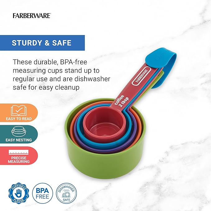 FARBERWARE 5-Piece Measuring Cup Set - Image 2