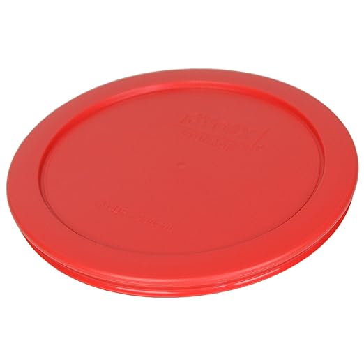 Pyrex 7201-PC 4-Cup Red Plastic Food Storage Replacement Lid - Image 3