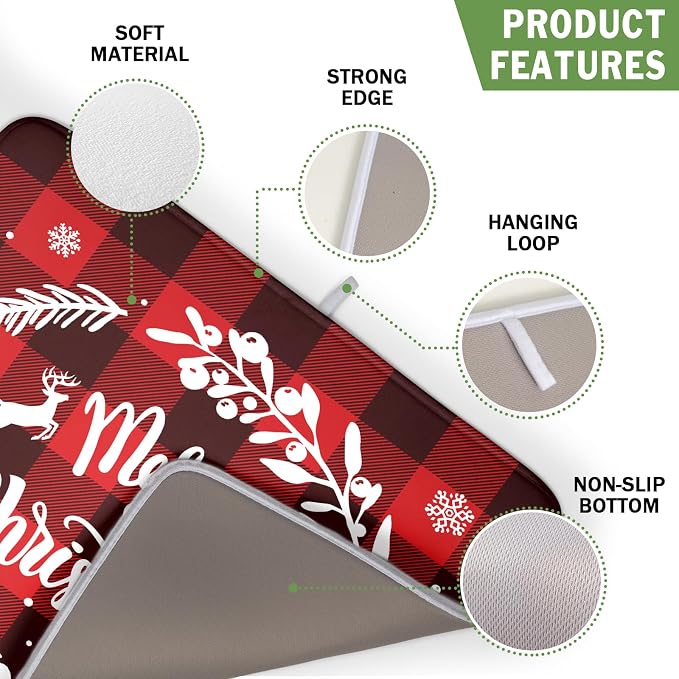 Merry Christmas Dish Drying Mat - Image 3