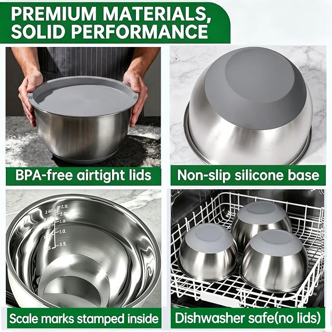 Deedro Premium Mixing Bowls - Image 7