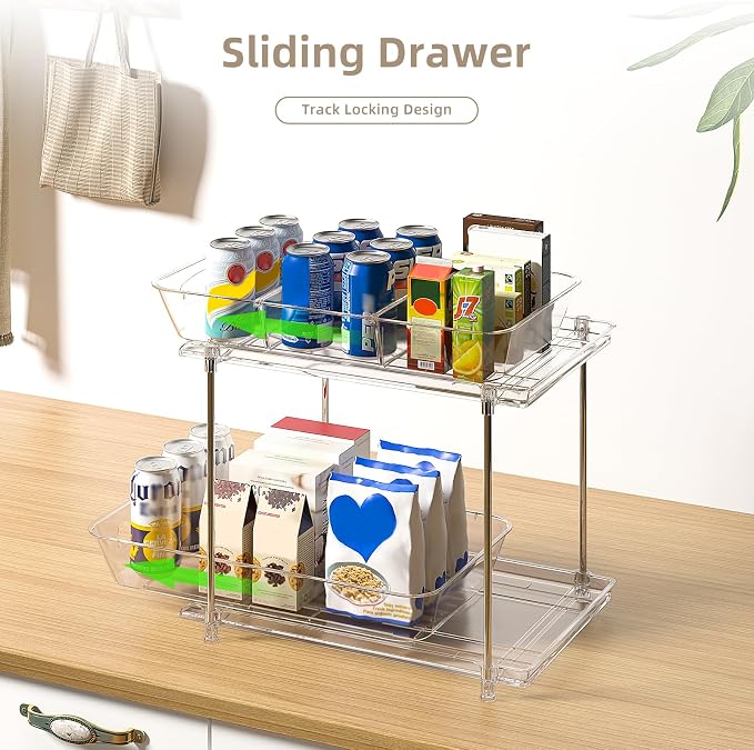 Sevenblue Under Sink Organizer, Bathroom Organizers and Storage, 2 Tier - Image 6