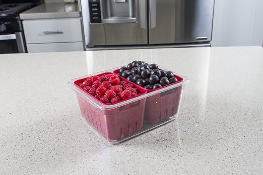 Kitchen Spaces Twin Colander Food Storage Container, Strainer and Fridge - Image 5