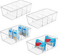 Vtopmart 4 Pack Food Storage Organizer Bins, Cabinet Organization and Storage by Vtopmart