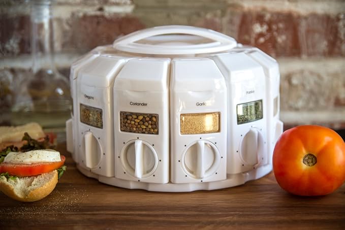 KitchenArt Spice Rack, Select-A-Spice Auto-Measure Rotating Spice Rack - Image 13