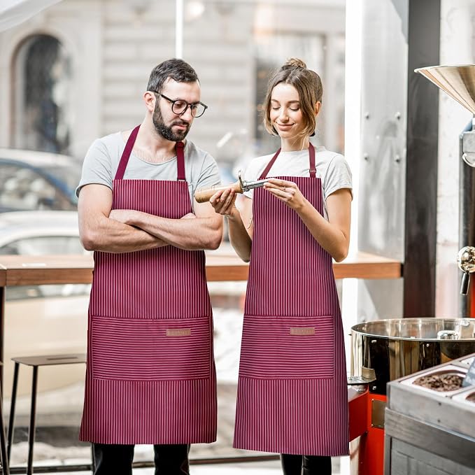 BeLuyi 2 Pack Adjustable Bib Apron - Image 5