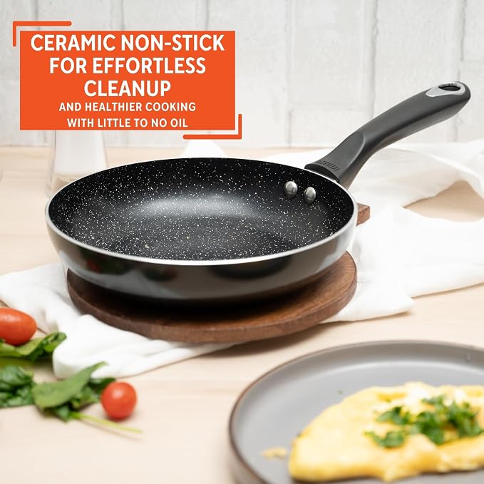IMUSA 8” Bistro Ceramic Nonstick Fry Pan - Image 4