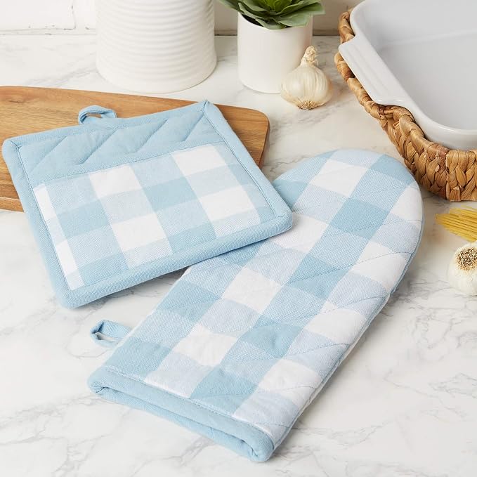 DII Buffalo Check Kitchen Collection, Classic Farmhouse Kitchen Set, Potholder - Image 4