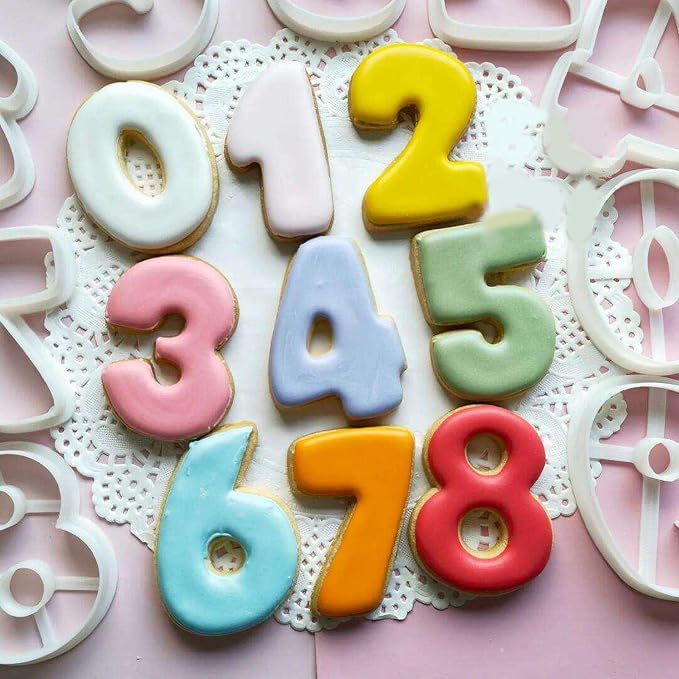 Number Cookie Cutter Tool Set, Birthday Party Decorations - Image 5