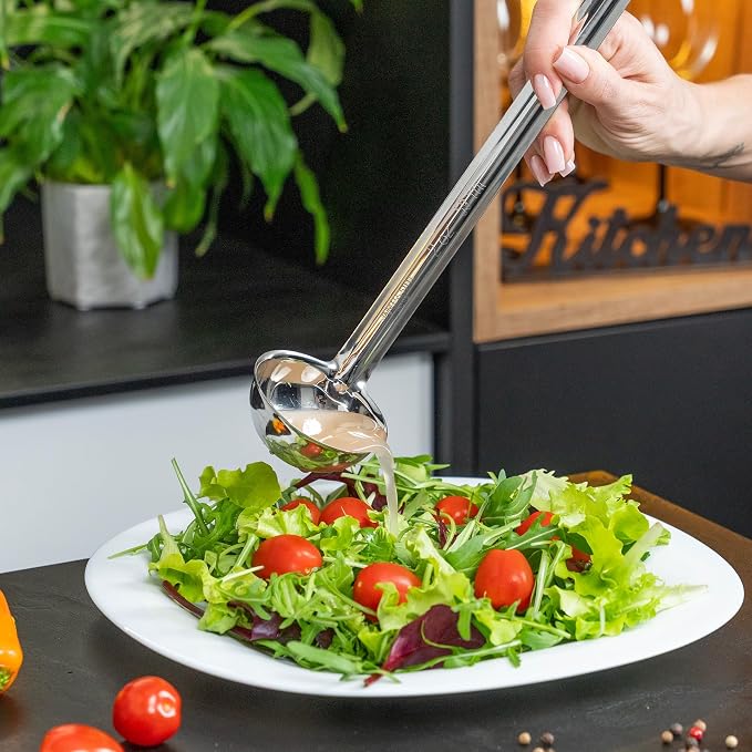 Whysko Soup Ladles Stainless Steel, Rustproof Heat-Resistant Materials - Image 7