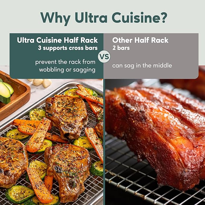 Ultra Cuisine Stainless Steel Baking Rack - Image 4