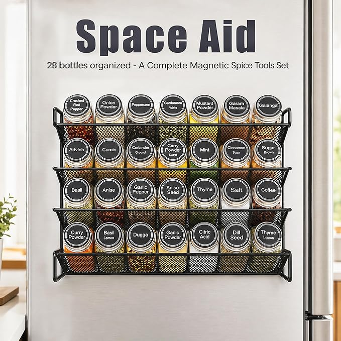 UVIAHOMI Magnetic Spice Rack Organizer - Image 3