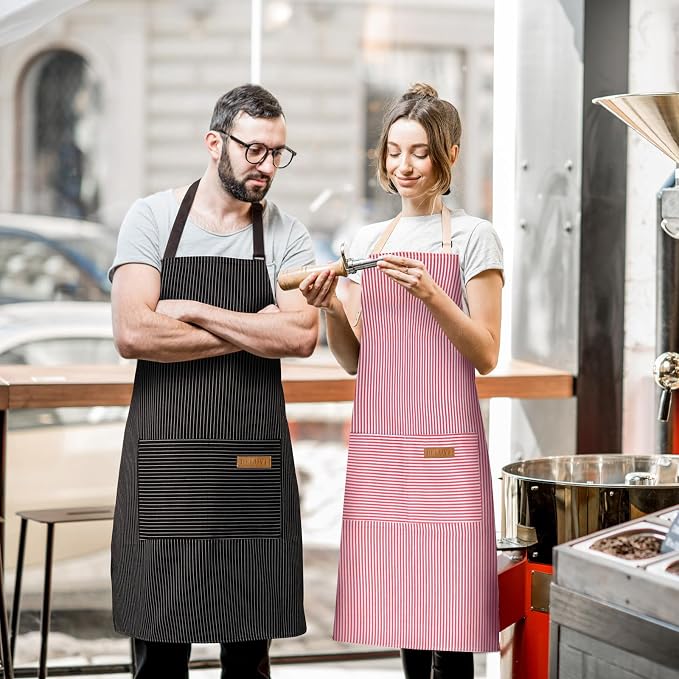 BeLuyi 2 Pack Adjustable Bib Apron - Image 5