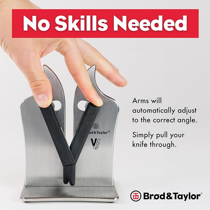 Brod & Taylor VG2 Professional Knife Sharpener | 3-Action Tungsten Carbide - Image 4