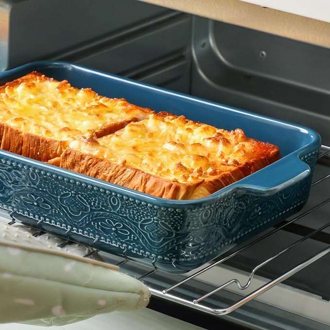 Ceramic Baking Dish Set of 3, Casserole Dishes - Image 3